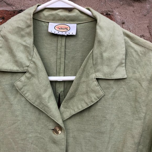Thrifted linen blouse - Talbot's Petites - Picture 3 of 3